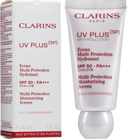 Clarins UV Plus Anti-Pollution Ecran SPF 50 Multi protection Hydratant, 50 ml - Crema viso donna