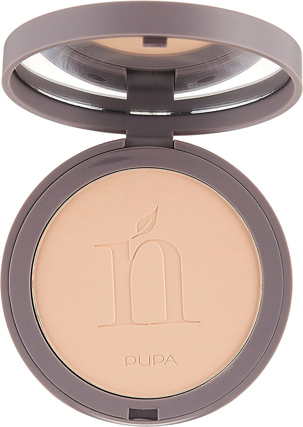PUPA Milano Natural Side compact Powder 001 Light Beige 8g