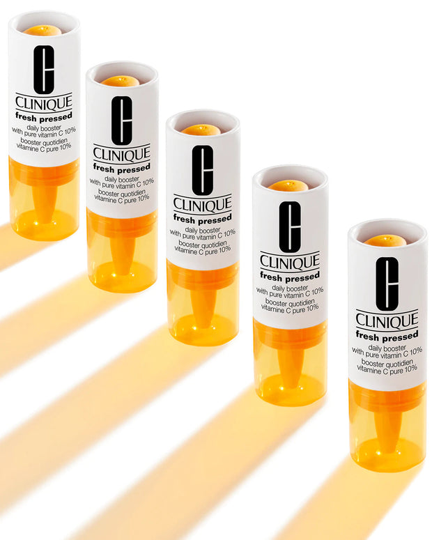 Clinique Fresh Extract fiala istantanea ad alta purezza vitamina C 10%  8,5 ml x 8