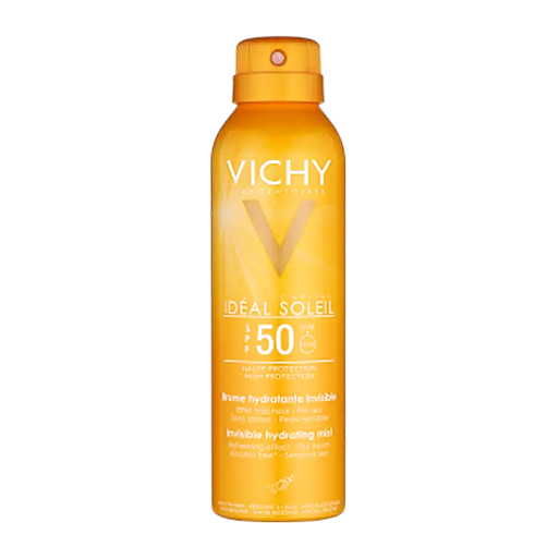 Vichy Ideal Soleil SPF50 Spray Solare Protezione Invisibile 200 ml SPF 50 UVB+UVA