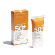 Clarins  Crema Solare Viso Finish asciutto UVA/UVB 50+ -